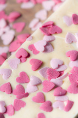 detail of chocolate for Valetine's day