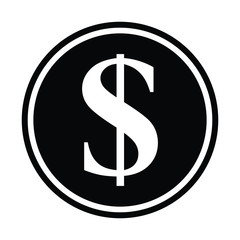 dollar icon. dollar sign. vector