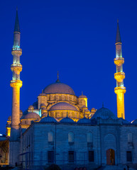 Fototapeta na wymiar One of the 2990 active mosques in Instanbul, Turkey