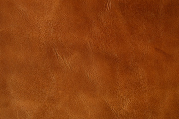 light brown or orange genuine leather texture background, genuine leather