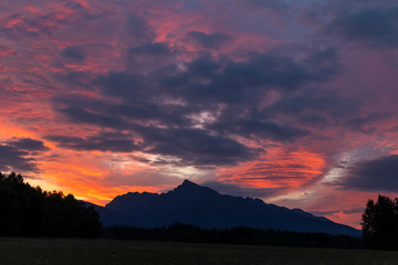 Sunrice with Krivan, Hight Tatras, Slovakia