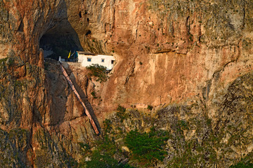 Kloster Agios Nikolaos bei Militsa (nahe Kastoria-See), Westmakedonien, Griechenland