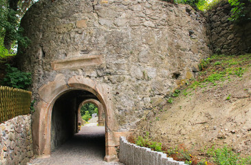 Fototapeta na wymiar Castle ruins Rattenberg, Tyrol - Austria