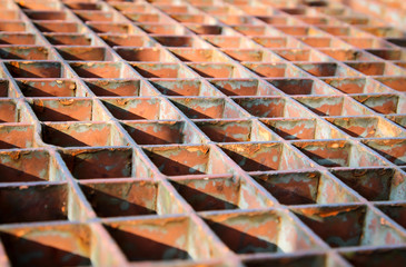 Gitterost, verrostetes Gitter