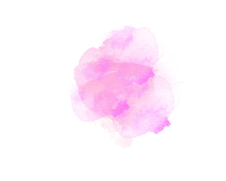 Delicate pastel pink abstraction with watercolor paints
