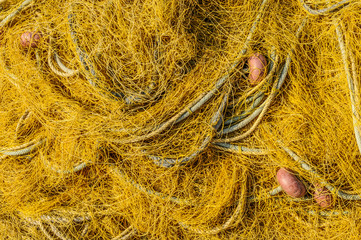 fishing nets and ropes