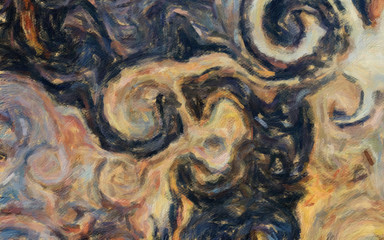 Abstract artwork aesthetic design with messy oil paint strokes, art design pattern in contemporary colorful style, fashion wall decor template print, beautiful modern texture backdrop