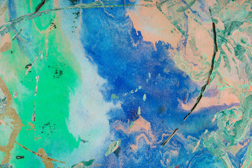 Fototapeta na wymiar Liquid acrylic- color blot