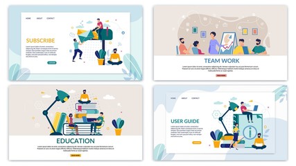 Set Informative Flyer Inscription User Guide. 