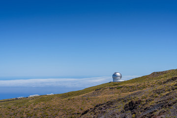 Astronomical Observatory Telescope on La Palma, Canary Island