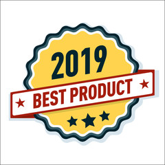 2019 Best Product Label illustration