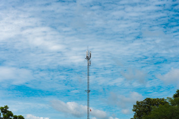 Antenna signal pole
