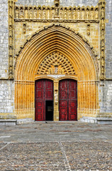 Fototapeta na wymiar Porte d'église