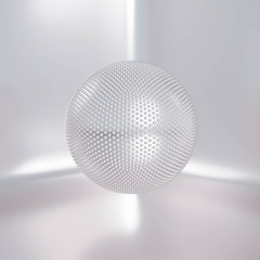 Beautiful, elegant background with a pedestal and a showcase. 3d illustration, 3d ..rendering.