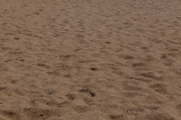 Fine beach sand in the summer sun