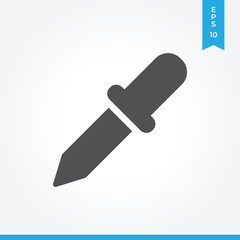 Eyedropper vector icon, simple sign for web site and mobile app.