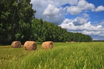 bales of hay