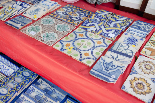 Alfama Lisbon Portugal tiles