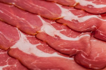 frischer Schinken vom Schwein