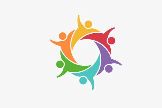 People Community Logo. Vector Illustration
