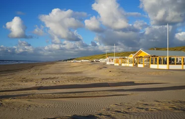 Fototapeten Meeresküste im Dorf Wijk aan Zee © Liz