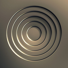 Beautiful, elegant background with a pedestal and a showcase. 3d illustration, 3d ..rendering.