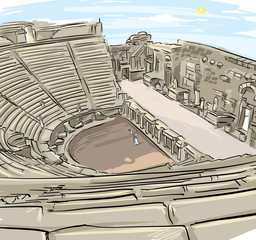 historic amphitheater