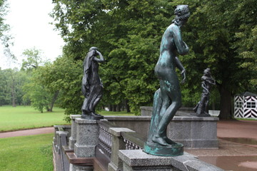Old, Catherine Park in St. Petersburg. Russia