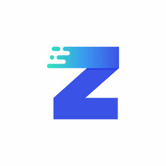 Modern Vector Logo Letter Y. Y Letter Design Vector In Blue Green Gradient