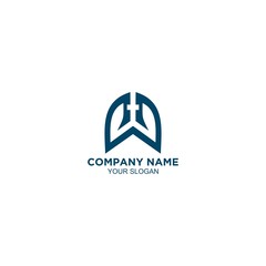 Lungs Church Logo Design Vector