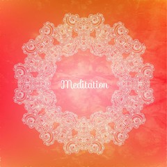 Inspirational quote on blurred background