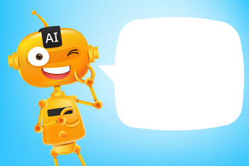 AI Robot cartoon 002
