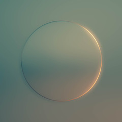 Beautiful, elegant background with a pedestal and a showcase. 3d illustration, 3d ..rendering.