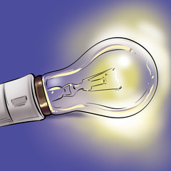 illustration of a bulb