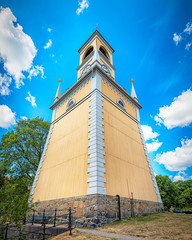 Karlskrona Admirality Bell Tower Corner Symmetry