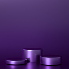 Beautiful, elegant background with a pedestal and a showcase. 3d illustration, 3d ..rendering.