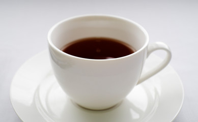a cup of tea, isolate on white background