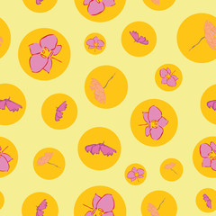 oranges orange vector seamless repeat pattern 