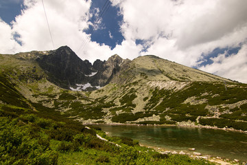 clear lake in the High Tatras