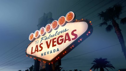 Welcome to fabulous Las Vegas Sign in 4k