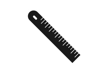 ruler scale icon vector  