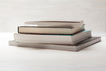 stack of books