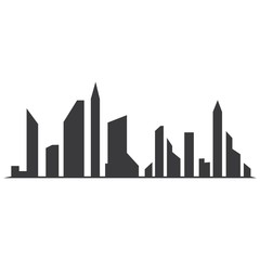 Modern City skyline . city silhouette . vector illustration in flat design - Vector