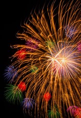 fireworks in the sky