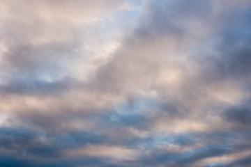 white clouds on blue sky