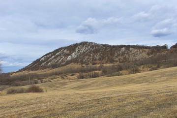 hill in the countryside 