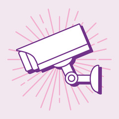 security camera design vector ilustration