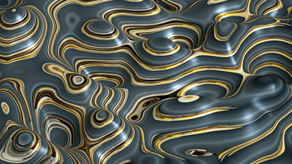 Fototapeta premium Luxury, beautiful, unusual, color background. 3d illustration, 3d rendering.