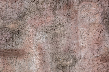 rough stone wall in brown color