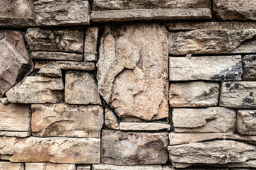 stone stacked wall background